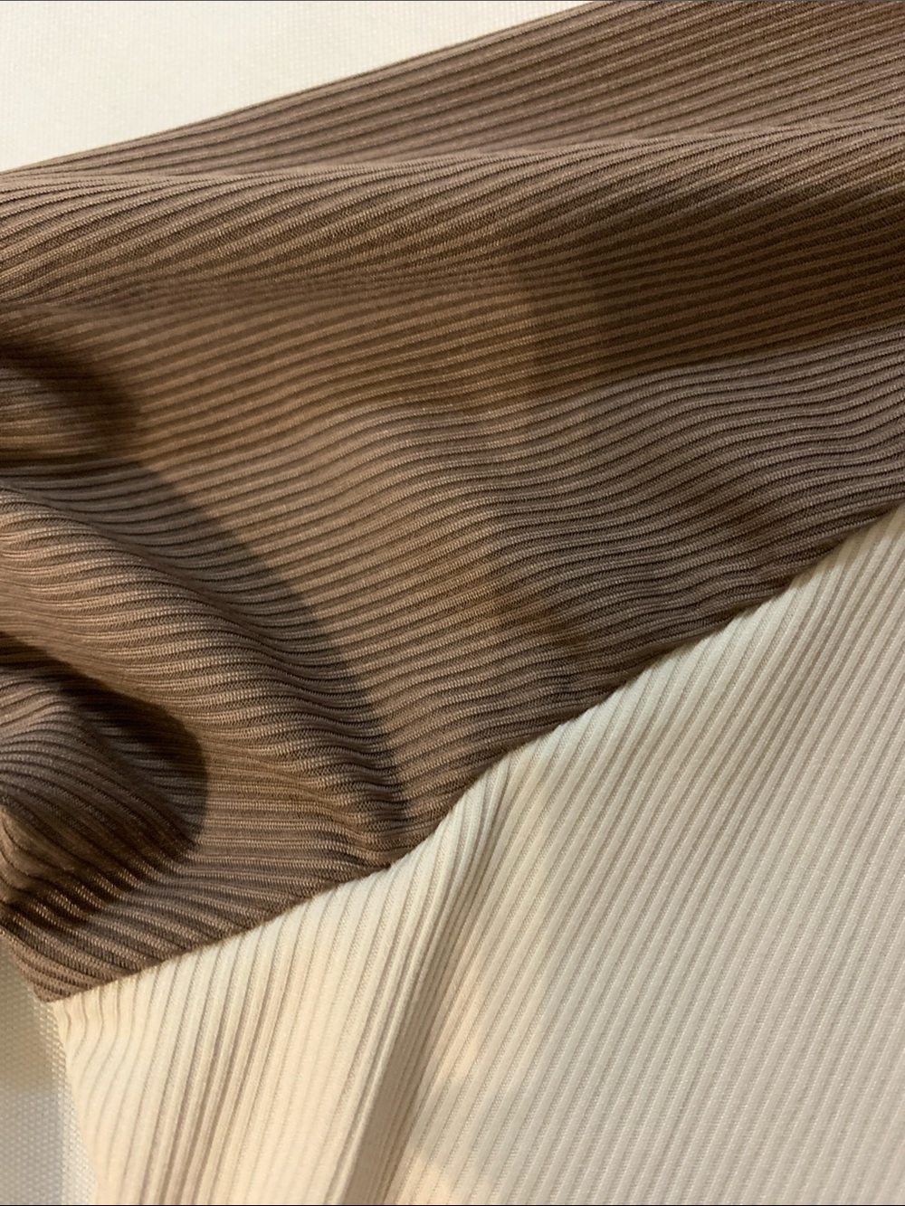 SHEIN Cream Crop Top with Brown Raglan Sleeves and Mushroom Print - Picture 4 of 7